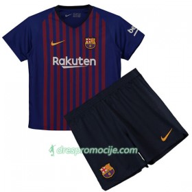 FC Barcelona Dres Dječji Domaći 2018-2019 Kratkih Rukava